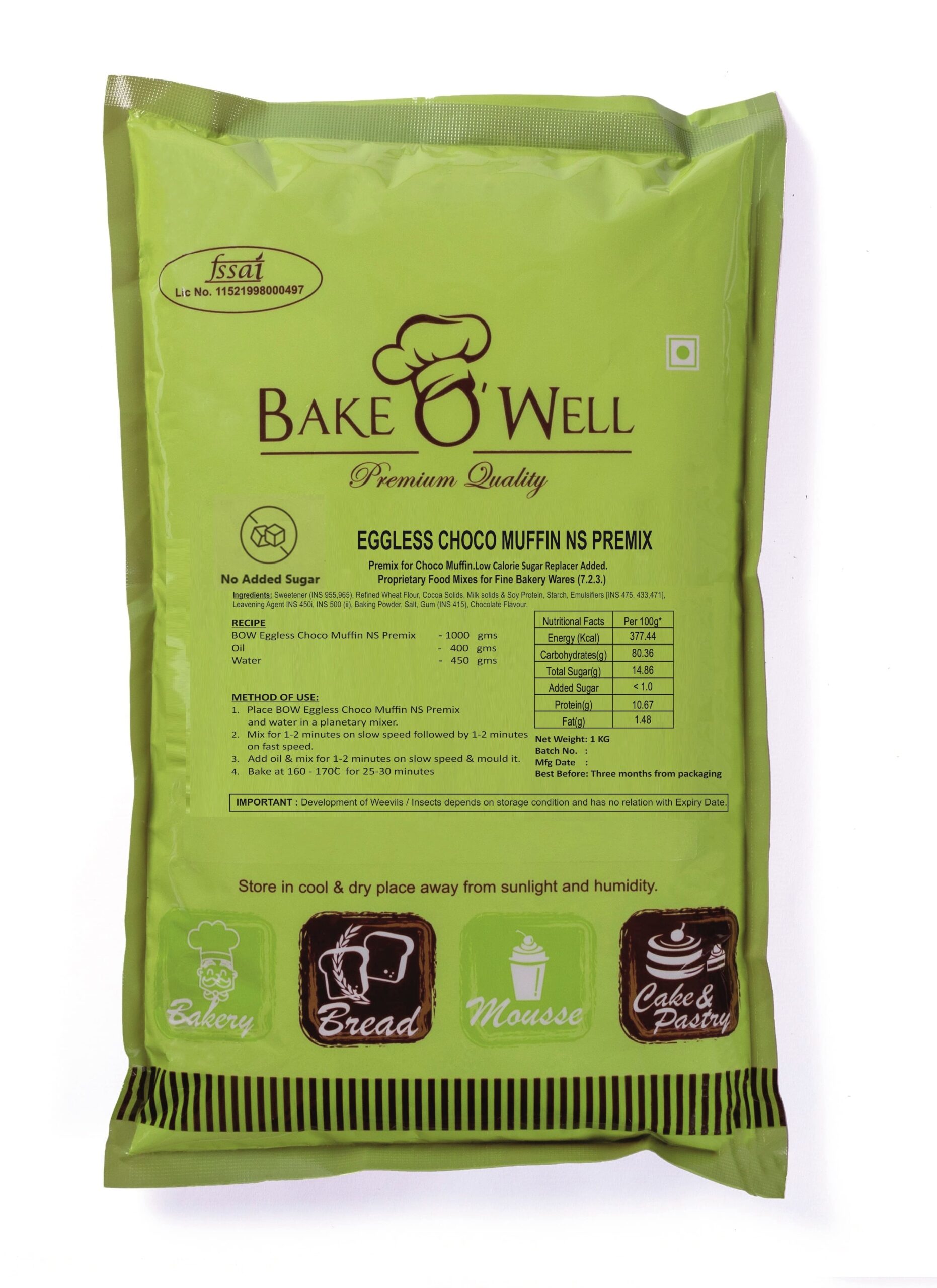 Eggless Choco Muffin Premix - NS