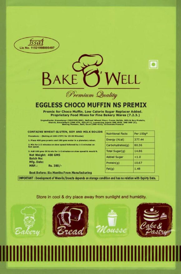 Eggless Choco Muffin Premix - NS