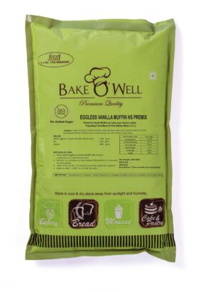 EGGLESS VANILLA MUFFIN NS 400 GMS