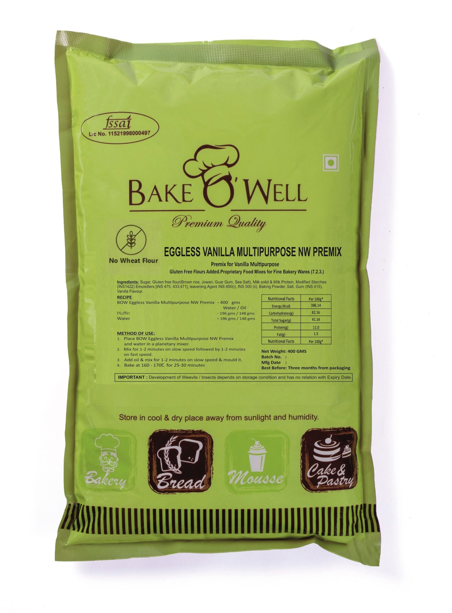 Eggless Vanilla Multipurpose Premix – NW - Image 2