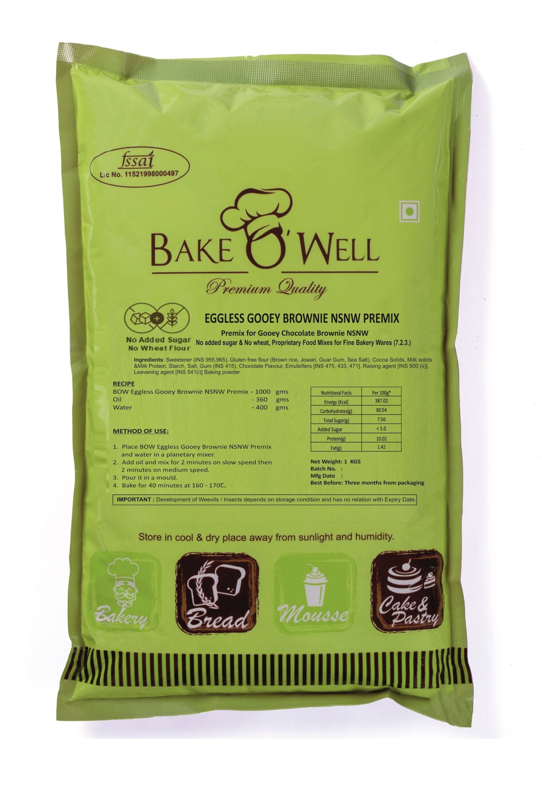 GOOEY BROWNIE NSNW 1000 GMS