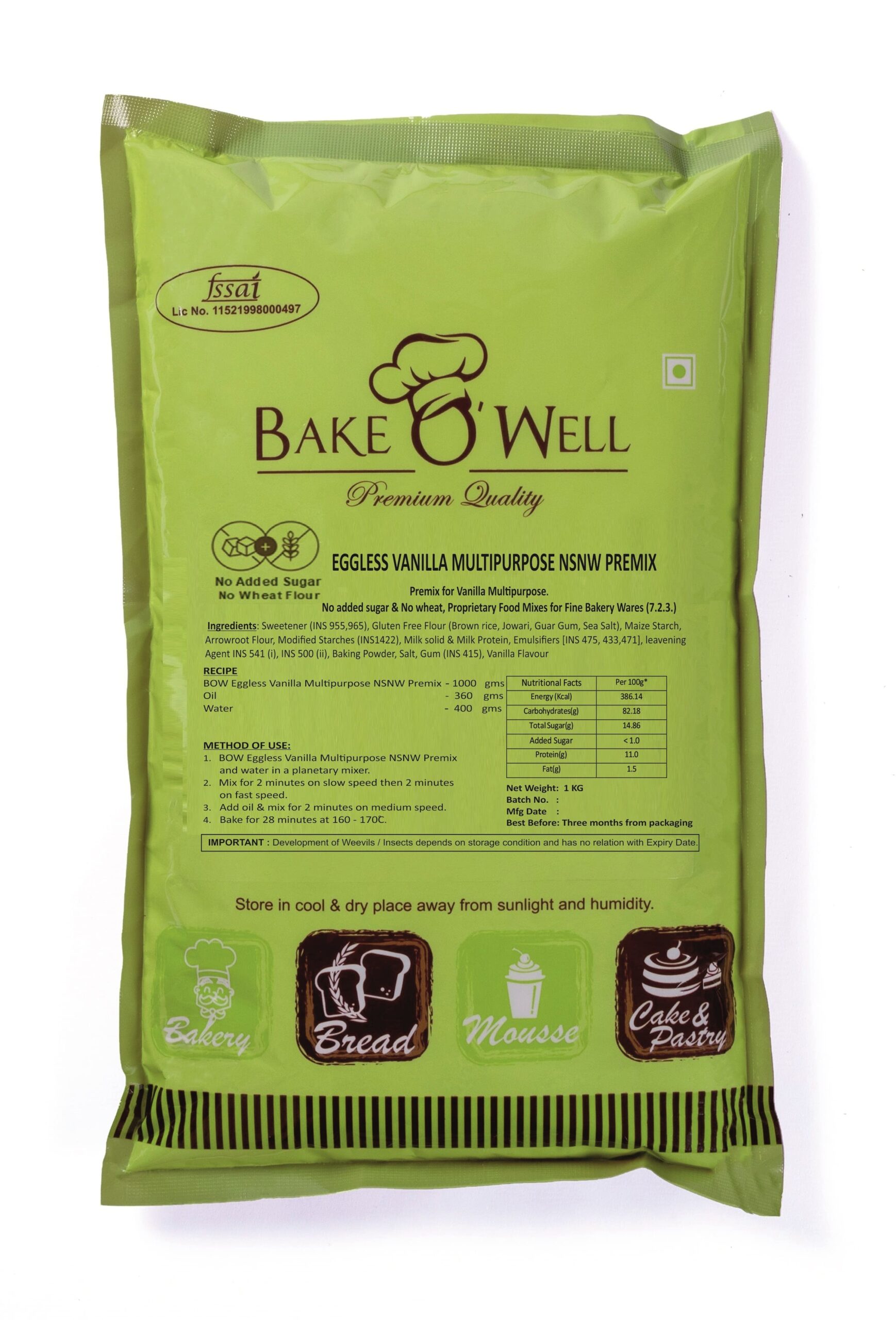 VANILLA MULTIPURPOSE NSNW 1000 GMS