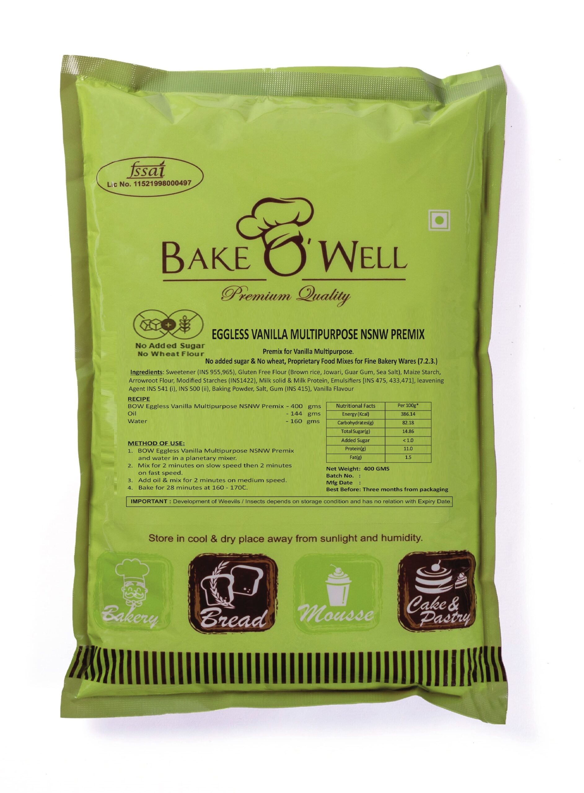 VANILLA MULTIPURPOSE NSNW 400 GMS