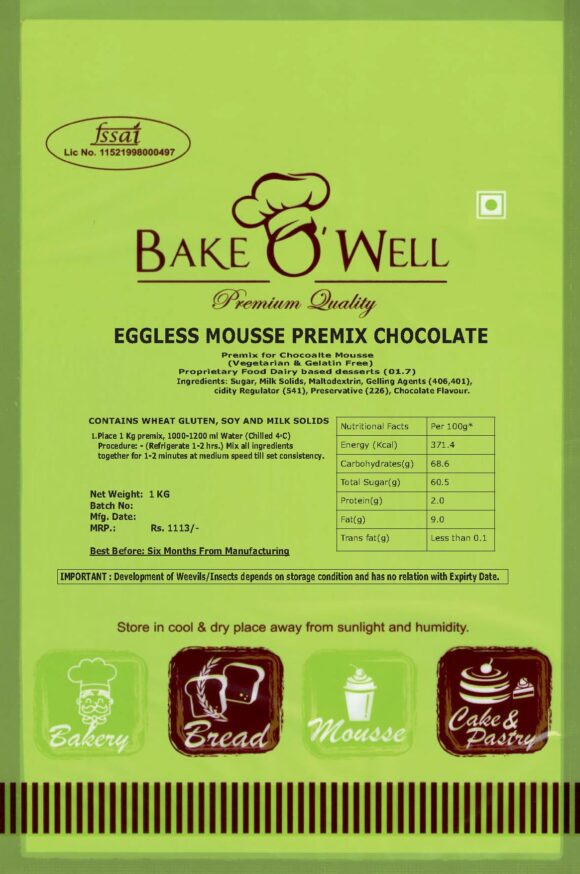 Chocolate Mousse Premix