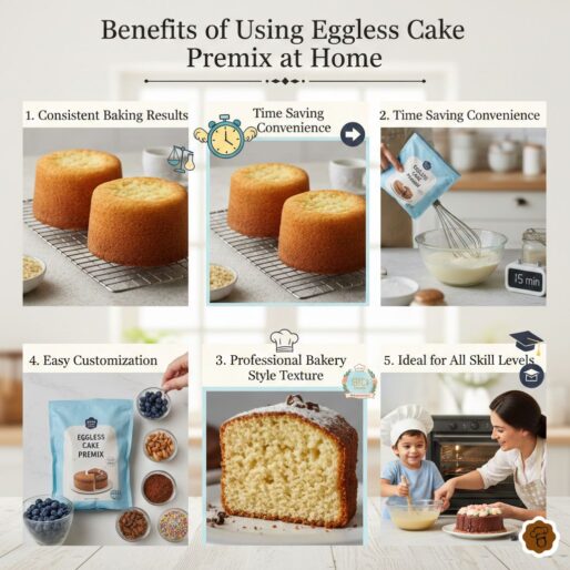 Benefits of Using Eggless Cake Premix at Home